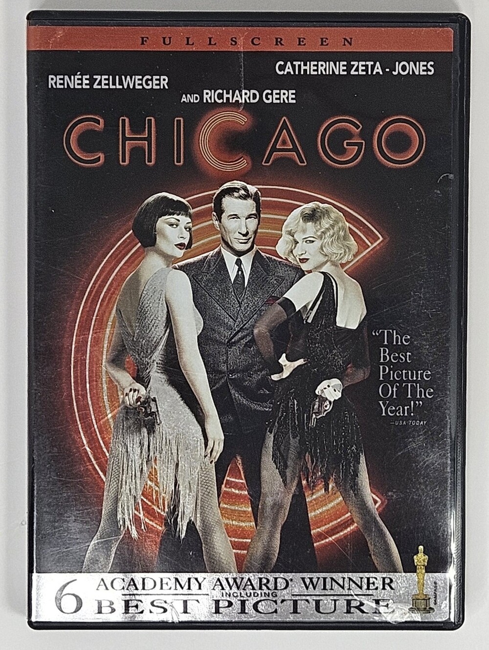 Chicago DVD (2002) with Queen Latifah, Richard Gere, Rene Zellweger